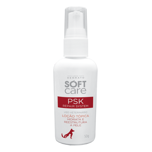 Spray Reestruturador Soft Care Hidratante PSK Repair System para Cães e Gatos 50g