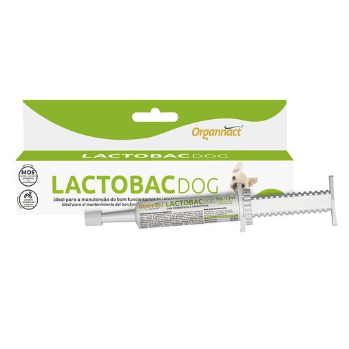 Suplemento Organnact Lactobac Dog para Cães 16g