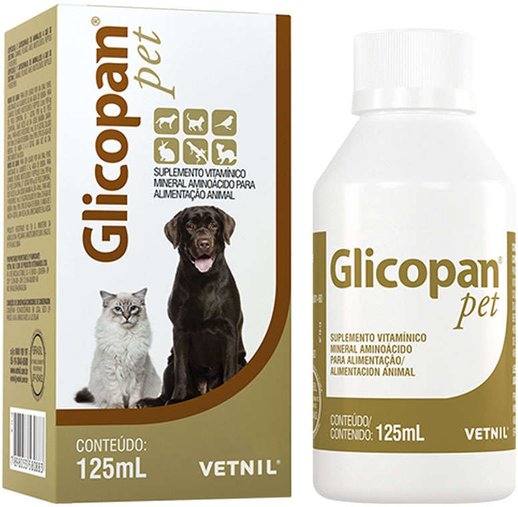 Suplemento Vitamínico Vetnil Glicopan Pet 125ml