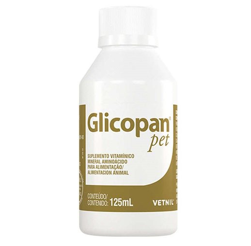 Suplemento Vitamínico Vetnil Glicopan Pet 125ml
