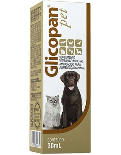 Suplemento Vitamínico Vetnil Glicopan Pet 30ml