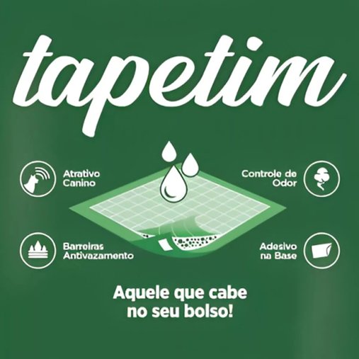 Tapete Higiênico Great Pets Tapetim com 30 Unidades 60X60cm