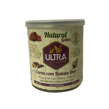 Patê Ultra Gourmet Natural para Gatos Sabor Carne e Batata Doce 300g
