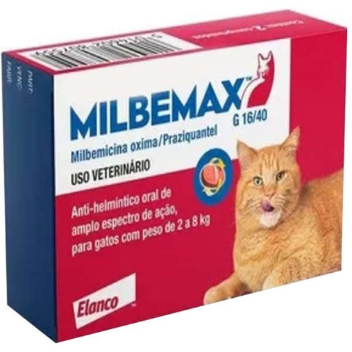 Vermífugo Milbemax para Gatos de 2 a 8Kg 2un