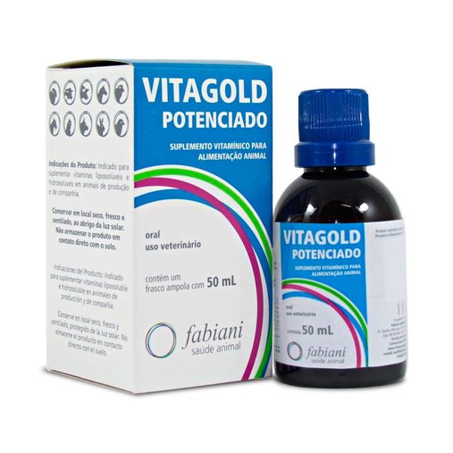 Suplemento Vitamínico Vitagold Potenciado 50ml