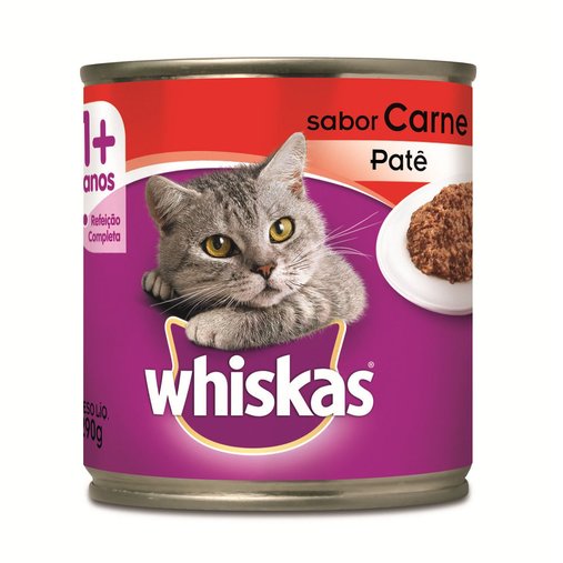 Patê Whiskas para Gatos Sabor Carne 290g