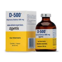 Analgésico Injetável Zoetis D-500 50ml