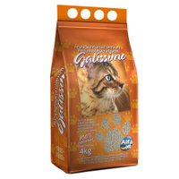 Areia Higiênica Alfapet Gatíssimo Perfumada para Gatos 4Kg