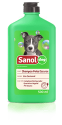 SANOL DOG SHAMPOO PELOS ESCUROS 500ML