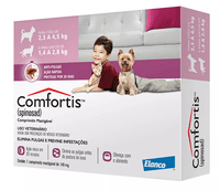 Antipulgas Comfortis para Cães de 2 a 4Kg e Gatos de 1 a 2,8Kg 140mg