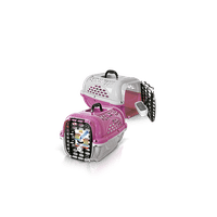 CAIXA TRANSPORTE PANTHER N3 ROSA PLAST PET