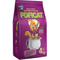 Areia Higiênica Foficat para Gatos 4Kg