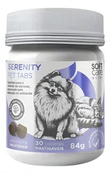 Anti Estresse Soft Care Nutri Serenity Pet para Cães e Gatos 30 Comprimidos