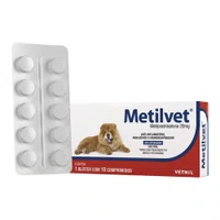 Anti-Inflamatório Vetnil Metilvet para Cães 10 Comprimidos 20mg