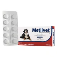 Anti-Inflamatório Vetnil Metilvet para Cães 10 Comprimidos 40mg