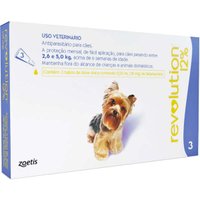 Antipulga Revolution cães 2,6 a 5kg 12% 0,25ml 30mg
