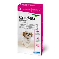 Antipulgas Credeli 112,5mg para Cães de 2,5 a 5,5kg 3un