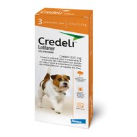 Antipulgas Credeli 225mg para Cães de 5,5 a 11kg 3un