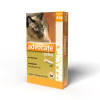 Antipulgas e Carraptos Elanco Advocate para Gatos até 4kg 0,4ml