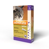 Antipulgas e Carraptos Elanco Advocate para Gatos de 4 até 8kg 0,8ml
