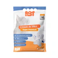 Areia Higiênica P3T Cristais de Slílica Grossa para Gatos 1,6Kg