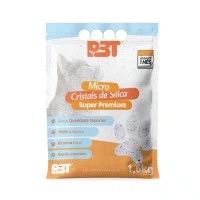 Areia Higiênica P3T Cristais de Slílica Fina para Gatos 1,6Kg