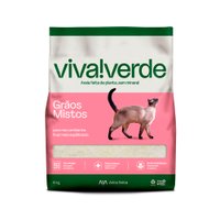 Areia Higiênica Biodegradável Viva Verde Grãos Mistos 4Kg