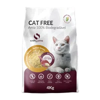AREIA HIGIENICA CAT FREE GRAOS GROSSOS 4KG