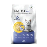 AREIA HIGIENICA CAT FREE YUCA FINA 4KG