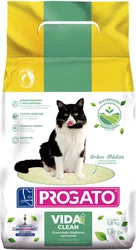 Areia Higiênica ProGato Vida Clean Grossa para Gatos 4Kg
