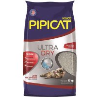 Areia Higiênica Pipicat Ultra Dry para Gatos 12Kg