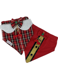 BANDANA VERMELHA XADREZ XG MIOKAO