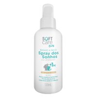 Banho a Seco Soft Care Baby Spray dos Sonhos para Cães e Gatos +1M 120ml