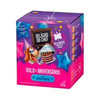 BOLO ANIVERSARIO CARNE FRESCA DELICIAS DO CHEF 235G