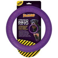 BRINQUEDO ANEL RING STRONG ROXO JAMBO PET
