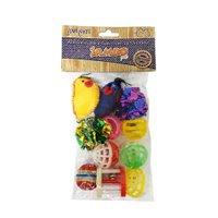 BRINQUEDO DIVERSOS PARA GATO COM 11 UN JAMBO PET