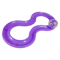BRINQUEDO GPJEL PISTA HAMSTER OITAVADA 8PART LILAS JEL PLAST