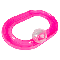 BRINQUEDO GPJEL PISTA HAMSTER OVAL 6 PART ROSA JEL PLAST