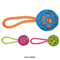 BRINQUEDO MORDEDOR BALL CORDA NO GEOMETRIC G BOM AMIGO
