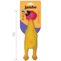 BRINQUEDO MORDEDOR GALINHA GRITANTE LATEX JAMBO PET