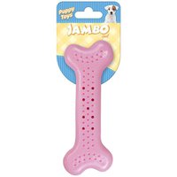 Brinquedo Jambo Pet Mordedor Ossinho Baby Flat Rosa para Cães Filhotes