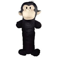 Brinquedo Jambo Pet Mordedor Pelúcia Monkey Fleece G Preto para Cães