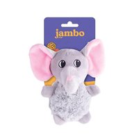 Brinquedo Jambo Pet Mordedor Pelúcia Pop Animal Elephant para Cães