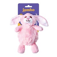 Brinquedo Jambo Pet Mordedor Pelúcia Pop Fofa Coelho para Cães