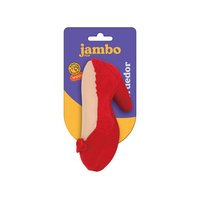 Brinquedo Jambo Pet Mordedor Pelúcia Pop Sapato para Cães