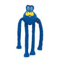 Brinquedo Qmonster Coelho Puxa Puxa Azul para Cães
