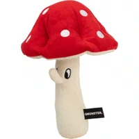 Brinquedo Qmonster Cogumelo Vermelho Curioso Esconde para Cães