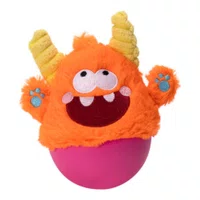 Brinquedo Qmonster Little Monster João Bobo Laranja para Cães