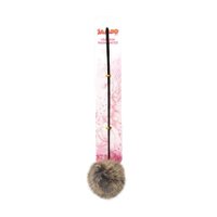 Brinquedo Jambo Pet Varinha Basic Fur Ball Bege para Gatos