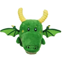 Brinquedos Qmonster Pelúcia Dragão Verde para Cães